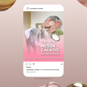 Profesionalus socialinės medijos įrašas